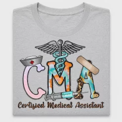 CMA Certified Medical Assistant DTF Transfer