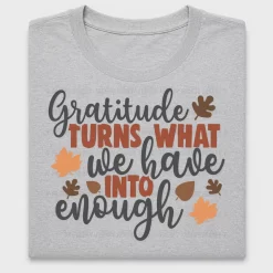 Gratitude Fall Leaves DTF Transfer
