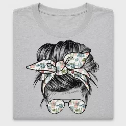 Plant Lady Messy Bun DTF Transfer