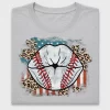 Baseball Lips Leopard DTF Transfer