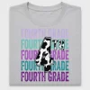 Fourth Grade Cow DTF Transfer