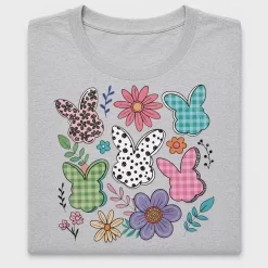Boho Floral Bunny DTF Transfer