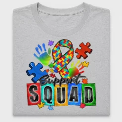 Support Squad Autism Awareness DTF Transfer