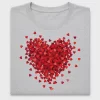 Red Hearts DTF Transfer for Valentine Shirts