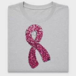 Pink Sequin Ribbon DTF Transfer