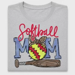 Softball Mom DTF Transfer Design
