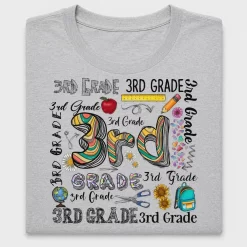 Back to School 3rd Grade DTF Transfer