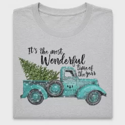 Vintage Christmas Truck DTF Transfer