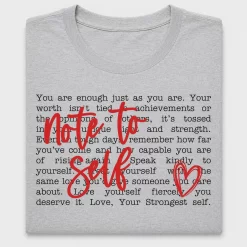 Motivational Note To Self DTF Transfer