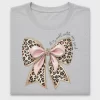 Leopard Bow "It Is Well" DTF Transfer