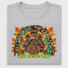 Thanksgiving Turkey Rainbow DTF Transfer