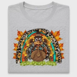 Thanksgiving Turkey Rainbow DTF Transfer