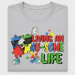 Au-some Life Autism Awareness DTF Transfer