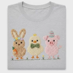 Easter Animals Trio DTF Transfer