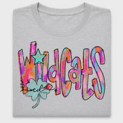 Wildcat DTF Transfer with Rainbow Graffiti