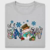 Let It Snow Snowman DTF Transfer