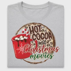Hot Cocoa Christmas Movies DTF Transfer