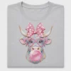 Coquette Highland Cow DTF Transfer