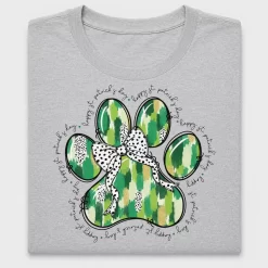 St Patrick's Day Paw DTF Transfer