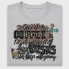 Coffee Jesus Western DTF Transfer