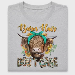 Barn Hair Don't Care Cow DTF Transfer