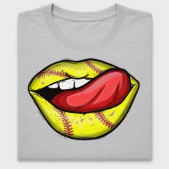 Softball Lips DTF Transfer