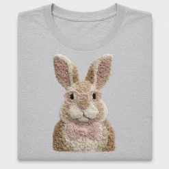 Latch Hook Bunny DTF Transfer