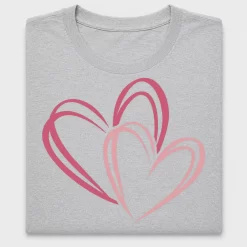 Double Heart Love DTF Transfer