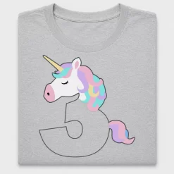 Unicorn Number Three DTF Transfer