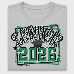 Senior 2026 Leopard DTF Transfer