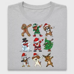 Christmas Dabbing Characters DTF Transfer
