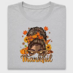 Thankful Afro Girl DTF Transfer
