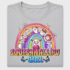 Squishmallow Girl Rainbow DTF Transfer