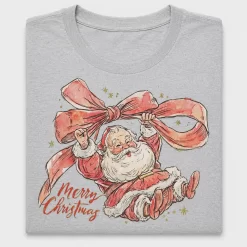 Coquette Santa Merry Christmas DTF Transfer