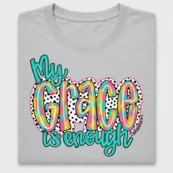 Grace Is Enough Boho DTF Transfer