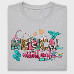 Medical Assistant Leopard DTF Transfer