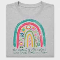 Boho Rainbow Floral Quote DTF Transfer