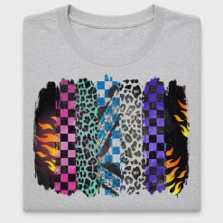 Racing Stripes Brushstroke DTF Transfer