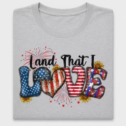Land That Love Fourth Of July DTF Transfer