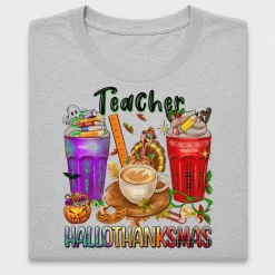 Teacher Hallothanksmas DTF Transfer