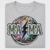 Mama Mini Lightning Bolt DTF Transfer