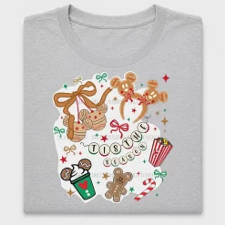 Retro Christmas Gingerbread DTF Transfer