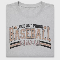 Loud And Proud Baseball Mama DTF Transfer