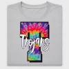 Tie Dye Trojans DTF Transfer