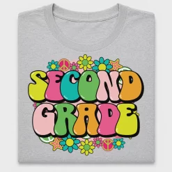 Retro Second Grade Flowers DTF Transfer