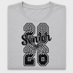 Retro Checkered Senior 2026 DTF Transfer