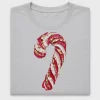 Hand-Painted Candy Cane DTF Transfer