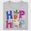 Faux Yarn Bunny Hop DTF Transfer