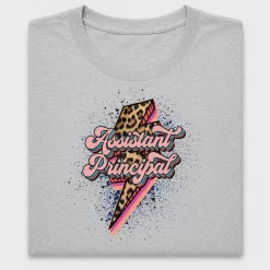 Assistant Principal Leopard Lightning DTF Transfer