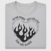 Faith Flames Heart DTF Transfer
